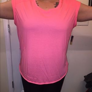 Bright and lightweight orange top